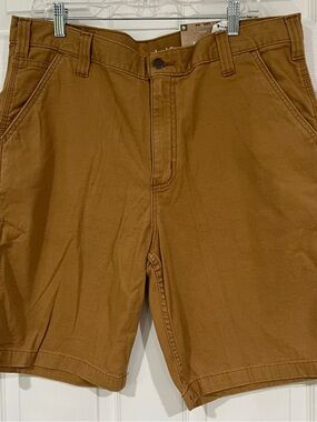 New Men's Work Carhartt,Shorts, Rugged Flex Rigby, Size 38